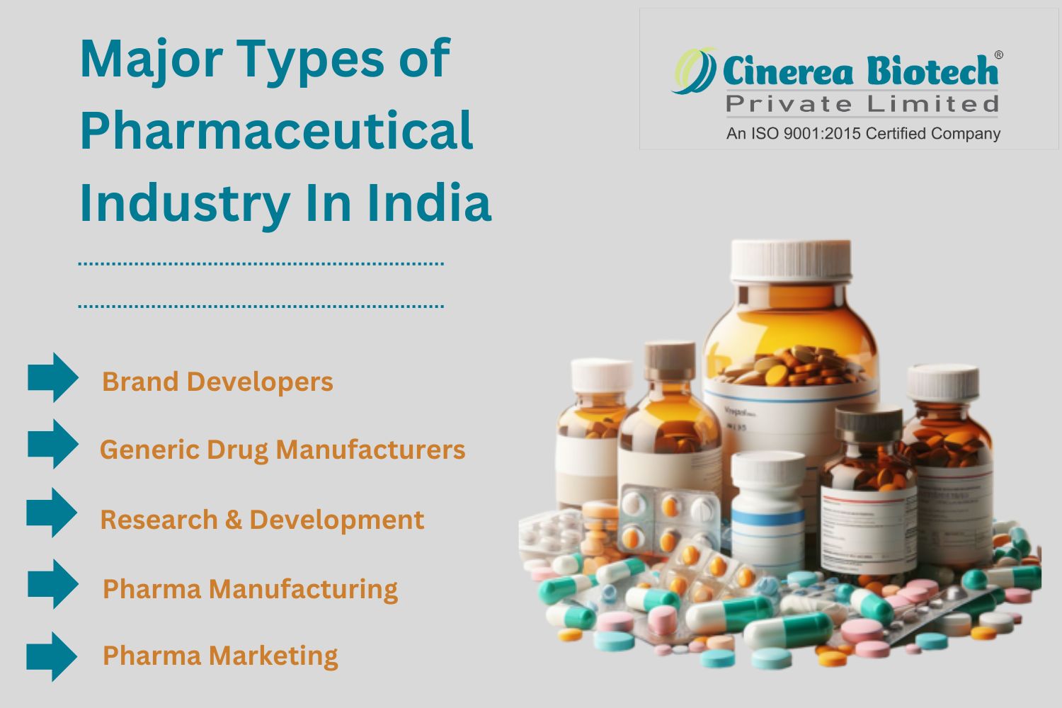 Types of Pharmaceutical Industry In India