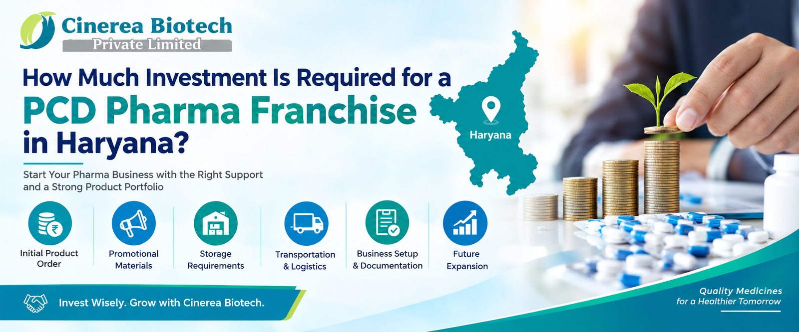 How Much Investment Is Required for a PCD Pharma Franchise in Haryana