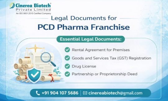 Legal documents for PCD Pharma franchise
