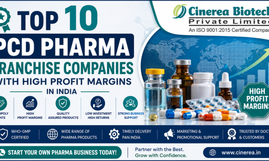 Top 10 PCD Pharma Franchise Companies with High Profit Margins in India